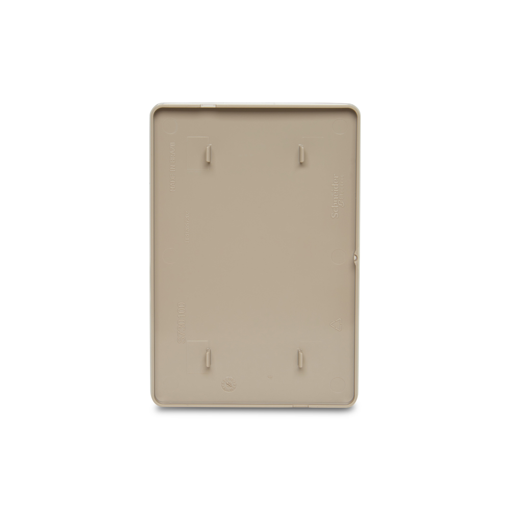 Placa 4X2 Cega Bege