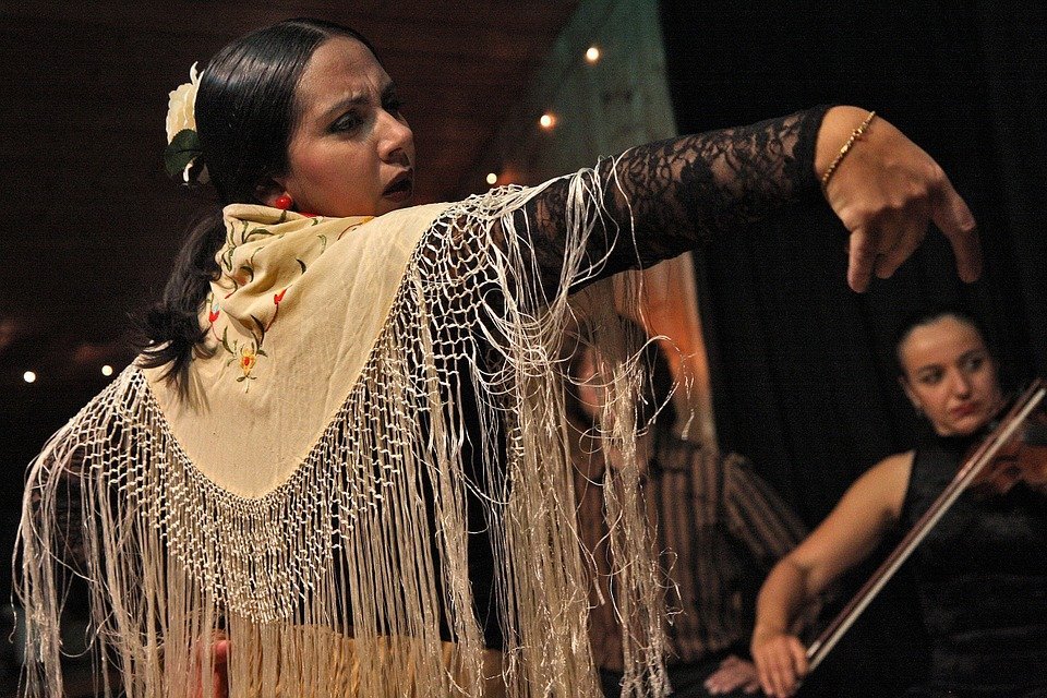 Flamenco dans in Jerez de la Frontera, Andalusië