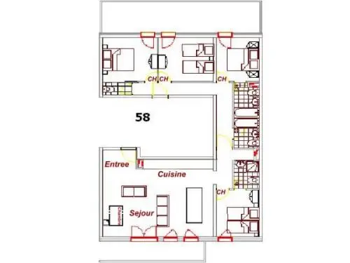Chalet Altitude Les Arcs 2000 - Apartment (8-10 Adults)
