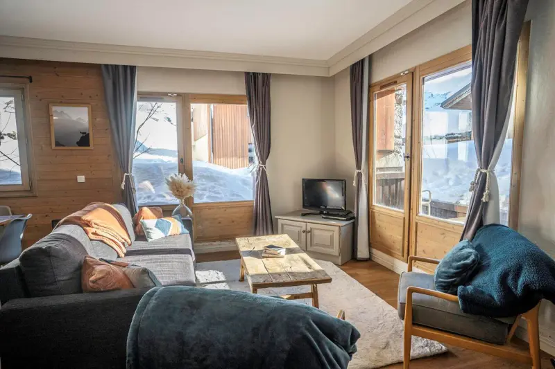 Chalet Alaska Val thorens 130 m2 - Pied des pistes de samedi à samedi - Three-Bedroom Apartment