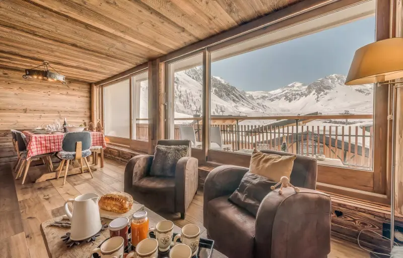 Tignes Appartement VUE LAC ET Grande Motte Entierement Renove