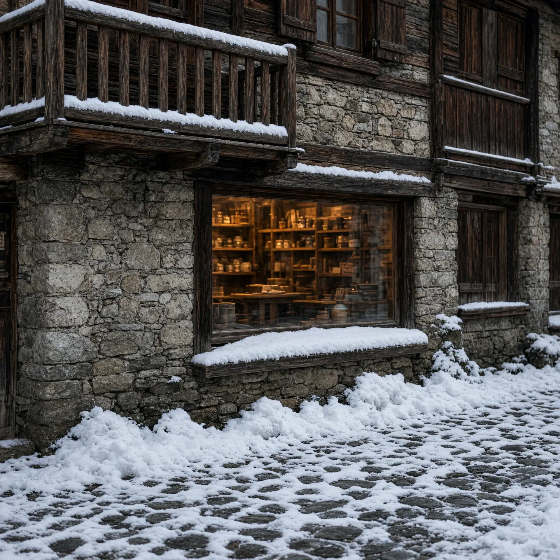 Het gezellige dorpscentrum van Morzine met winkels en restaurants