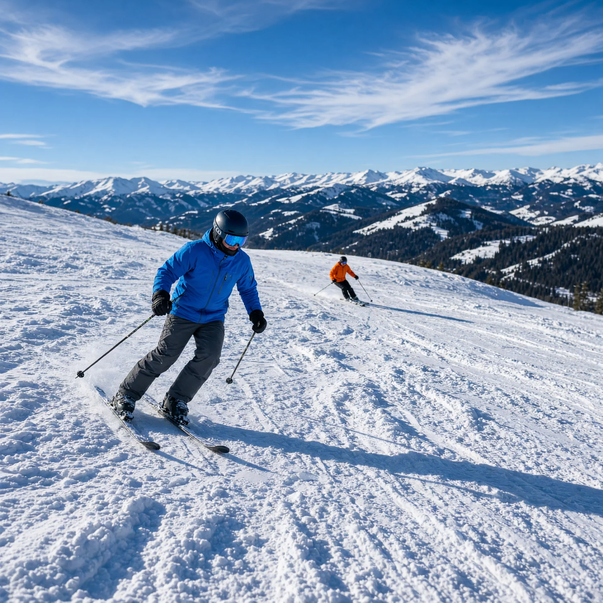 Brede skipistes in de SkiWelt