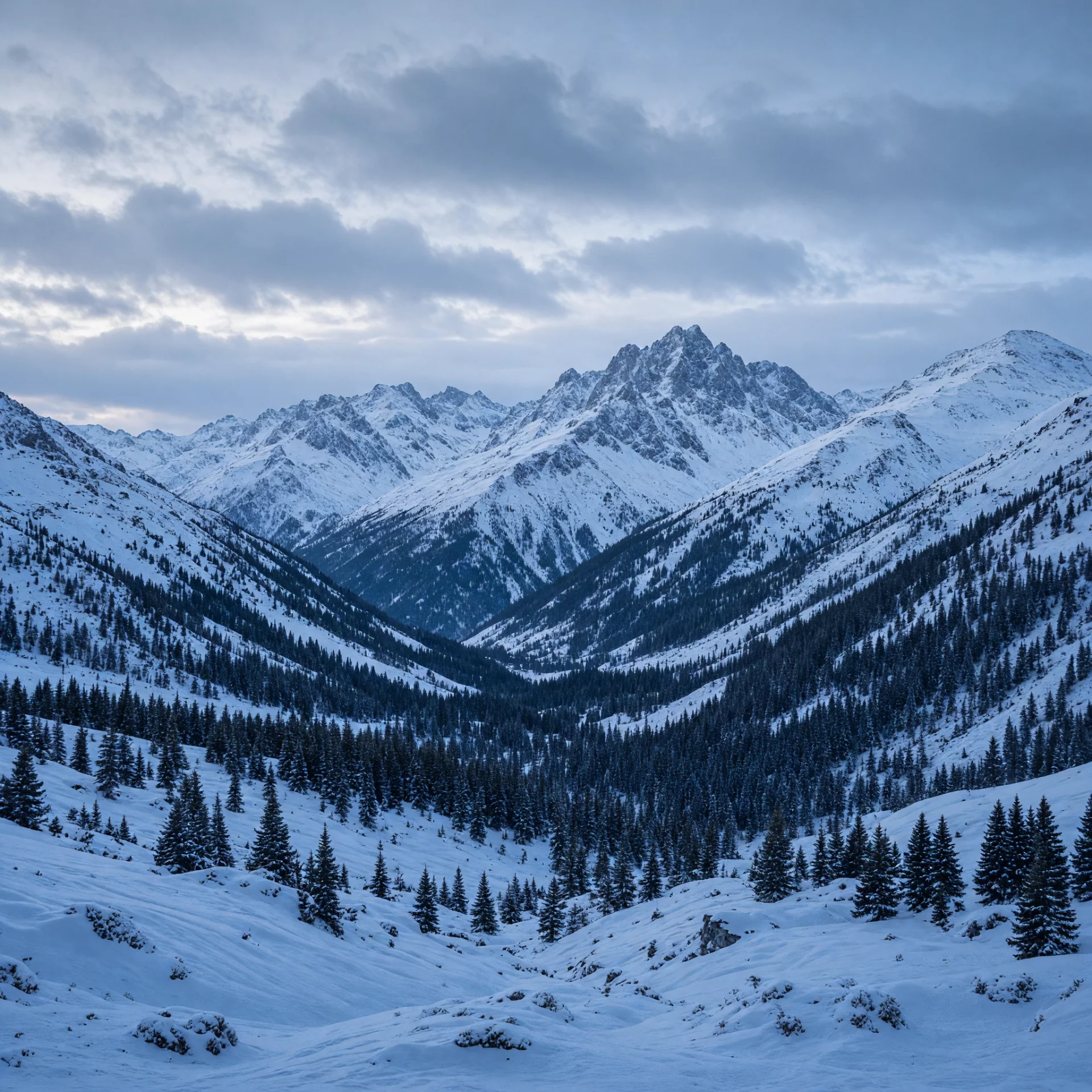Het Val di Fassa in winterse sfeer