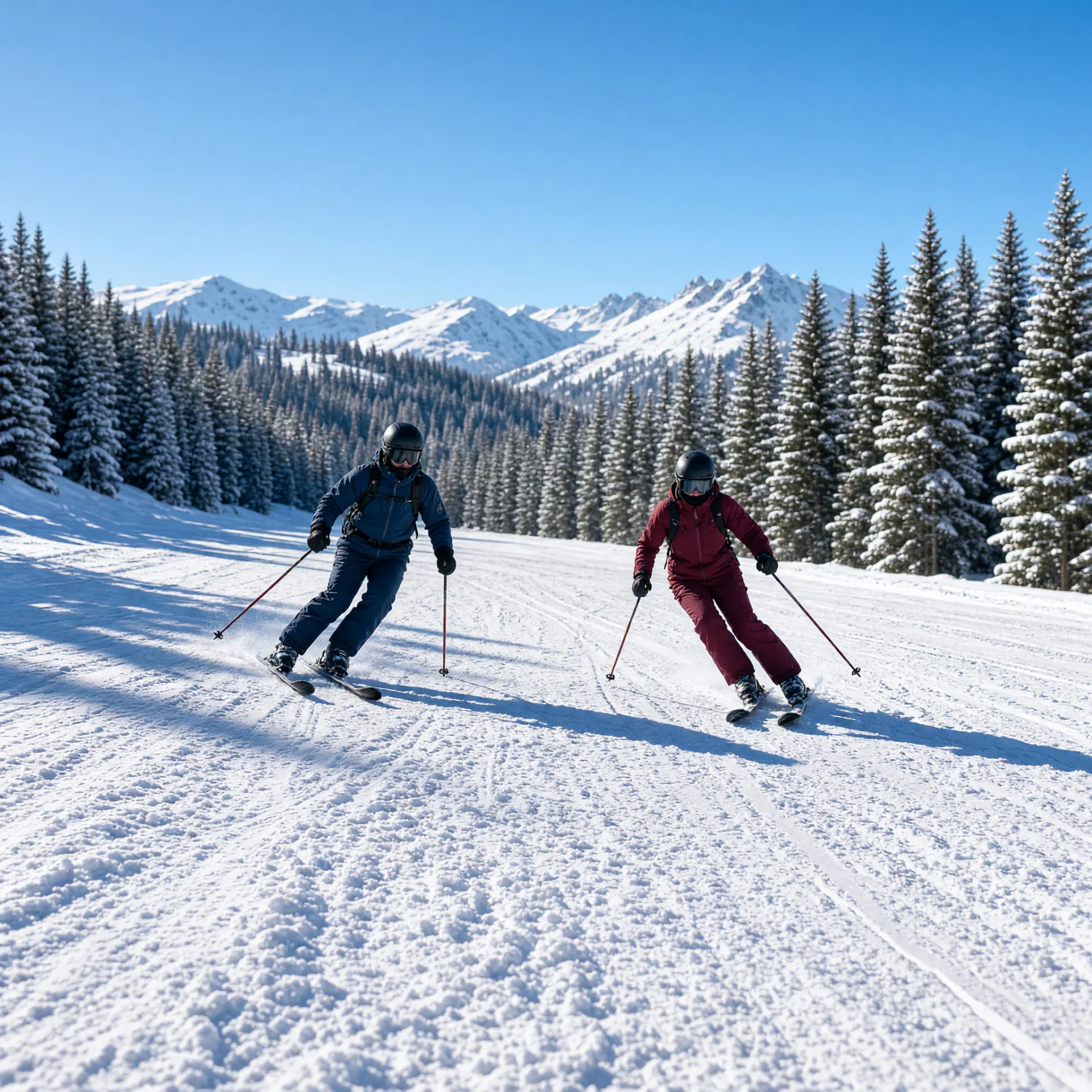 Het grote grensoverschrijdende skigebied