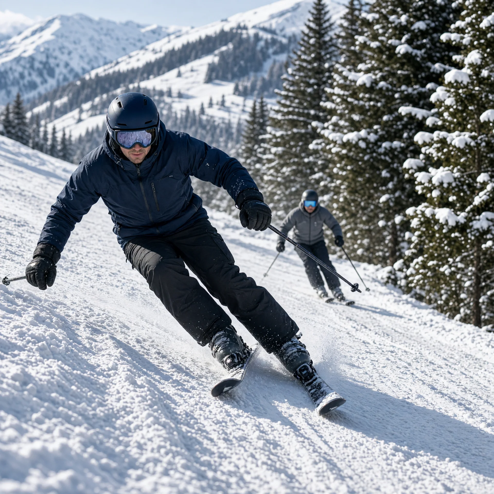 Gezellig dorp met eigen pistes