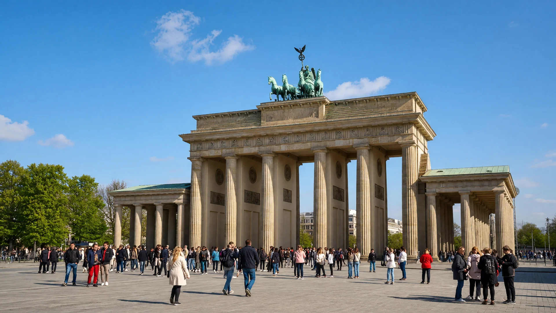 De Brandenburger Tor in Berlijn