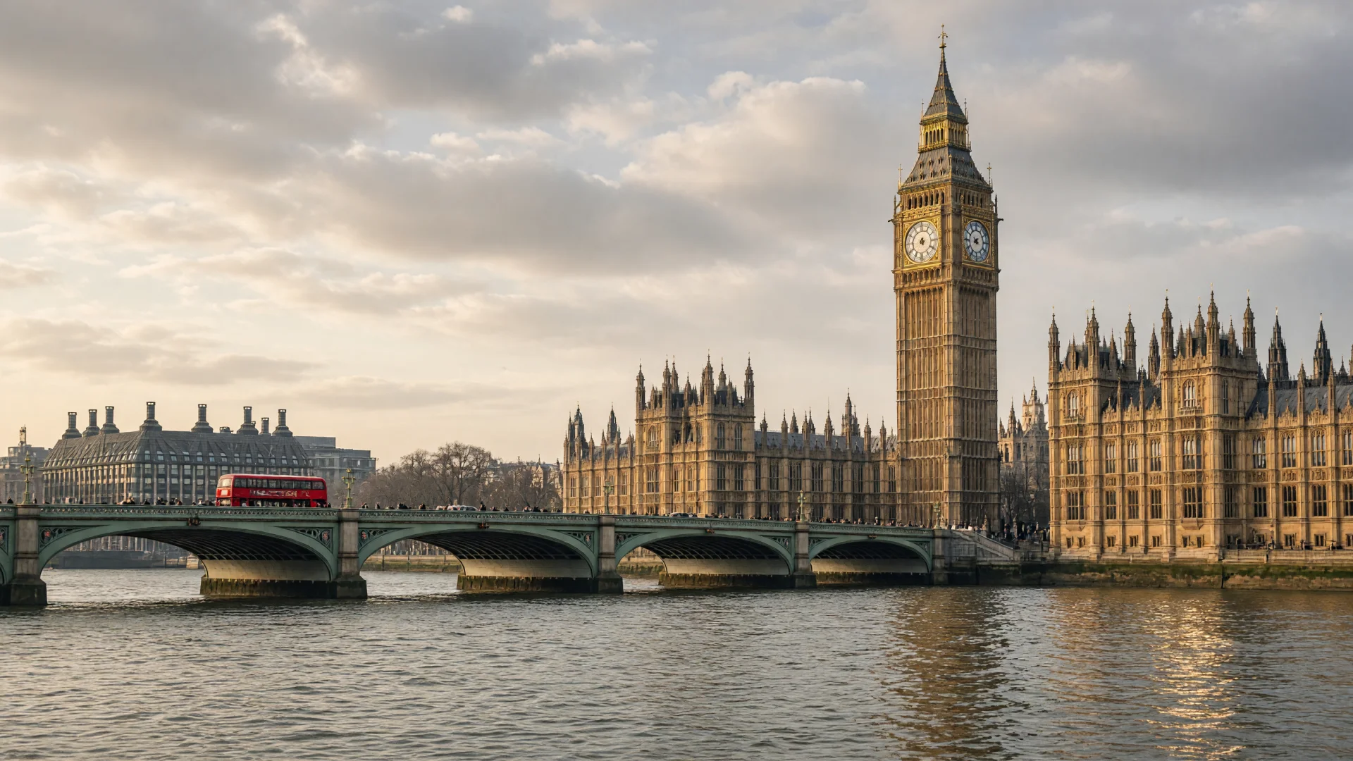 Big Ben en het parlement aan de Theems in Londen