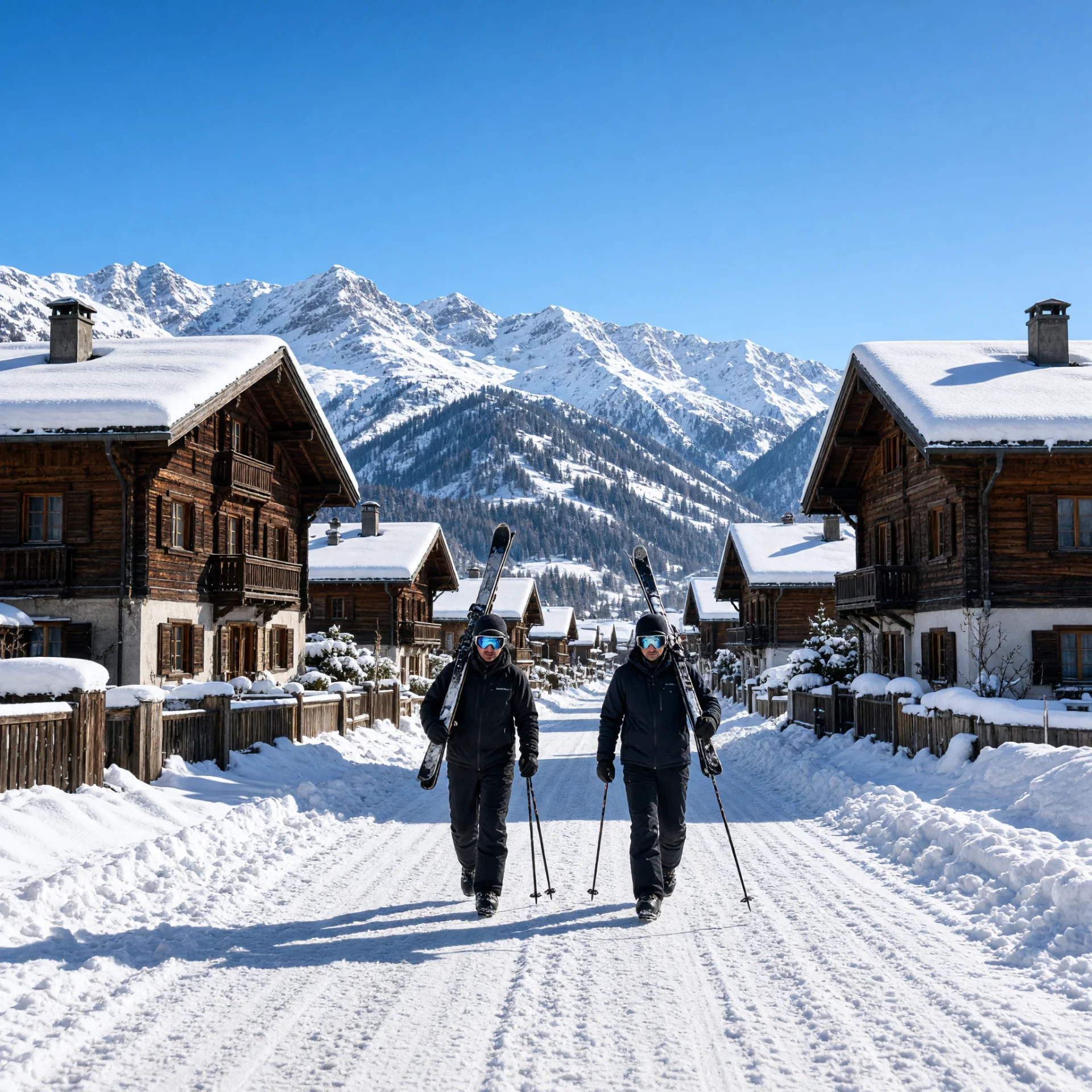 Het dorp aan de voet van de Wilder Kaiser