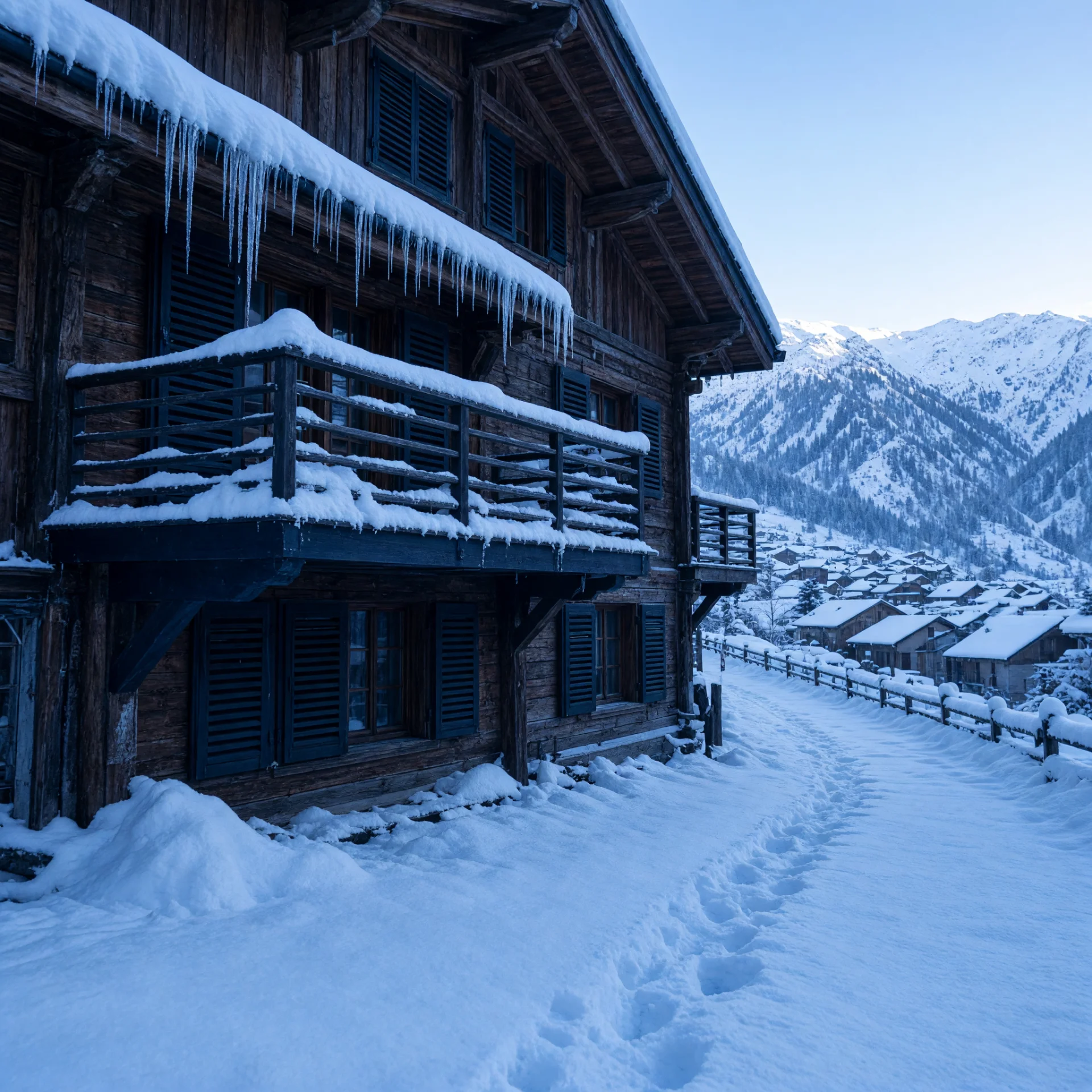 Kappl in de winter
