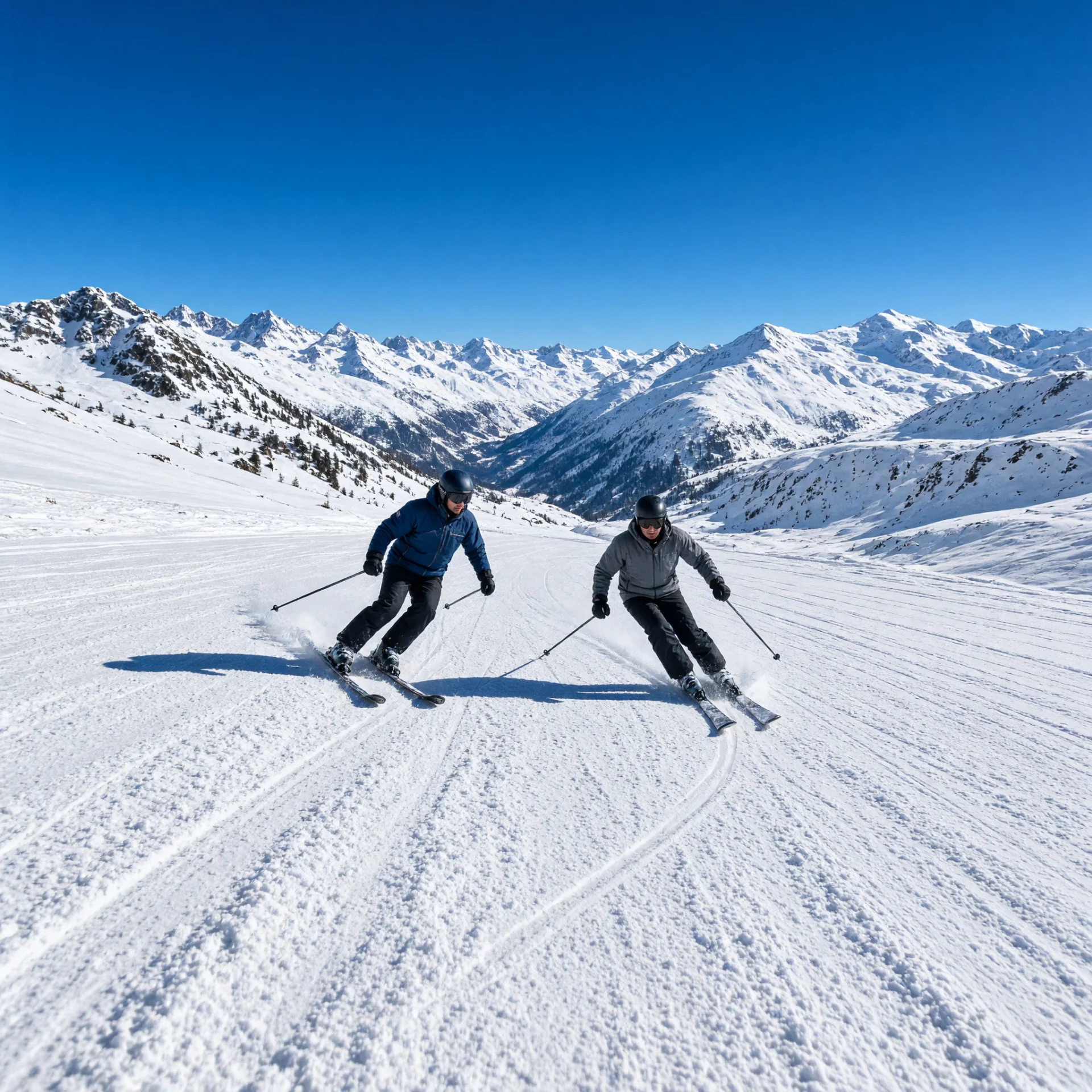 Pistes in de Silvretta Skiregion