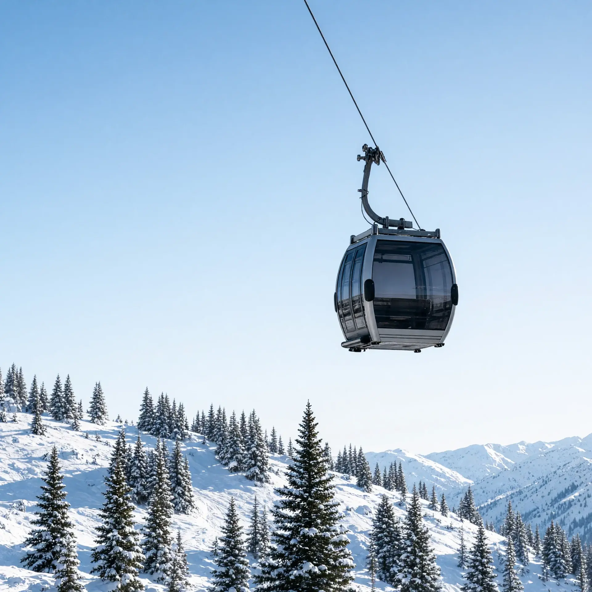 Ischgl skigebied met moderne liften