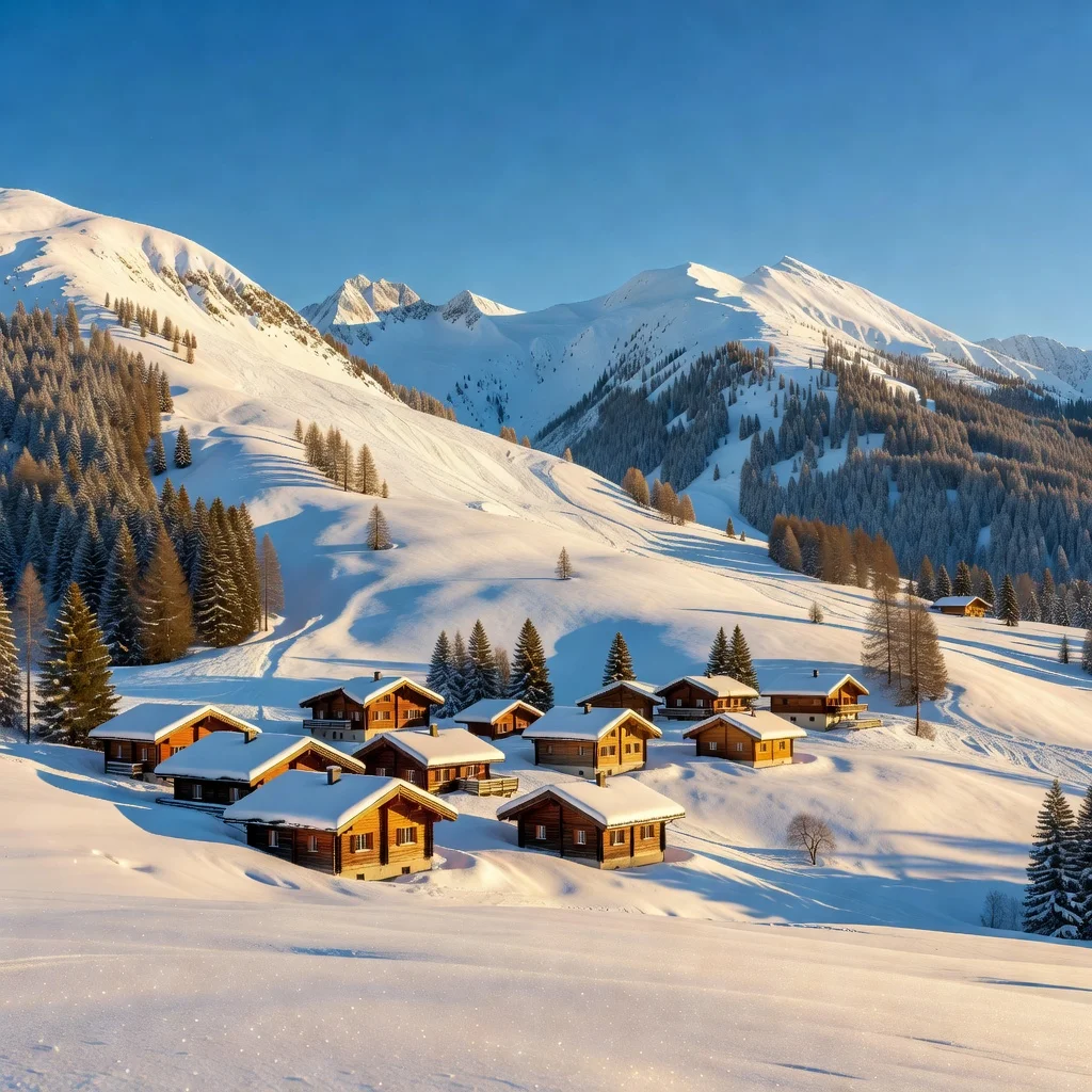 Kitzbühel met historisch bergdorp en skipistes