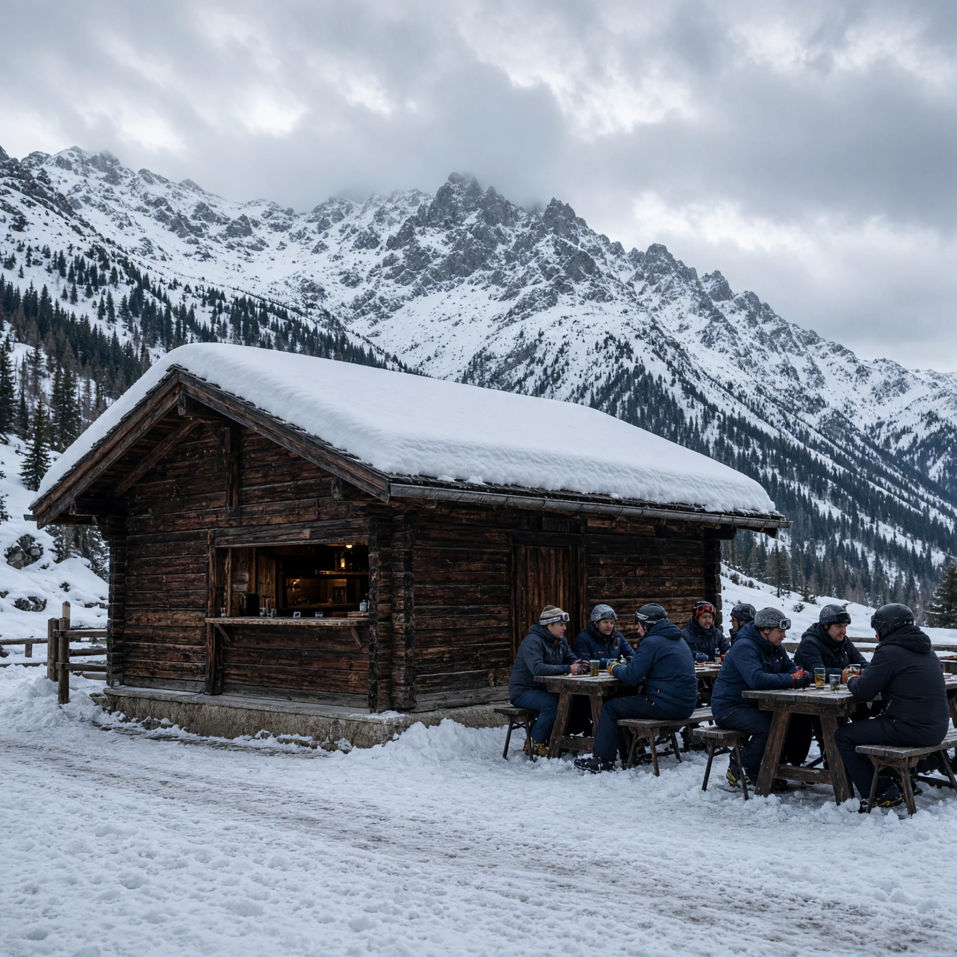 Levendig skidorp in het Zillerdal