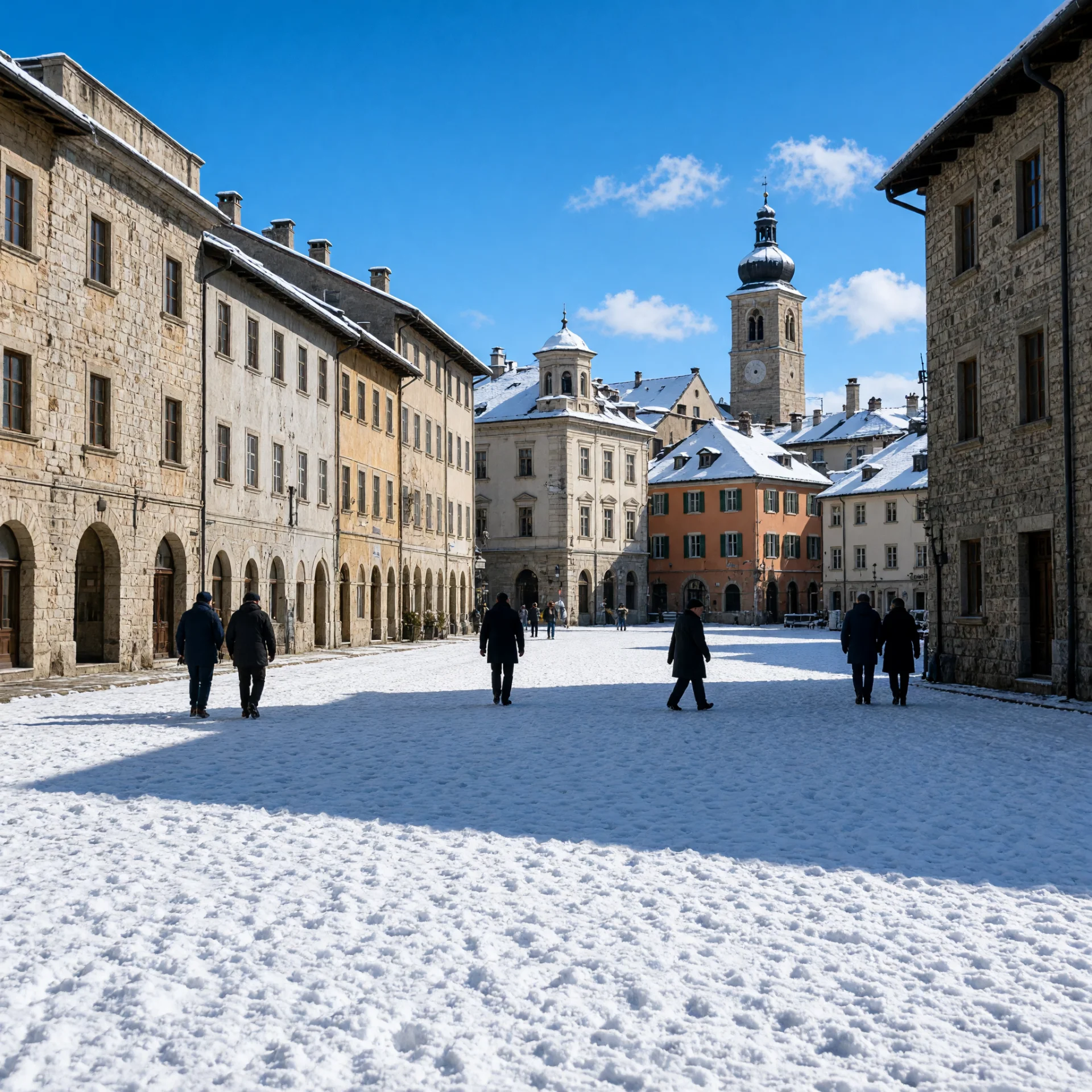 Het sfeervolle centrum van Bruneck
