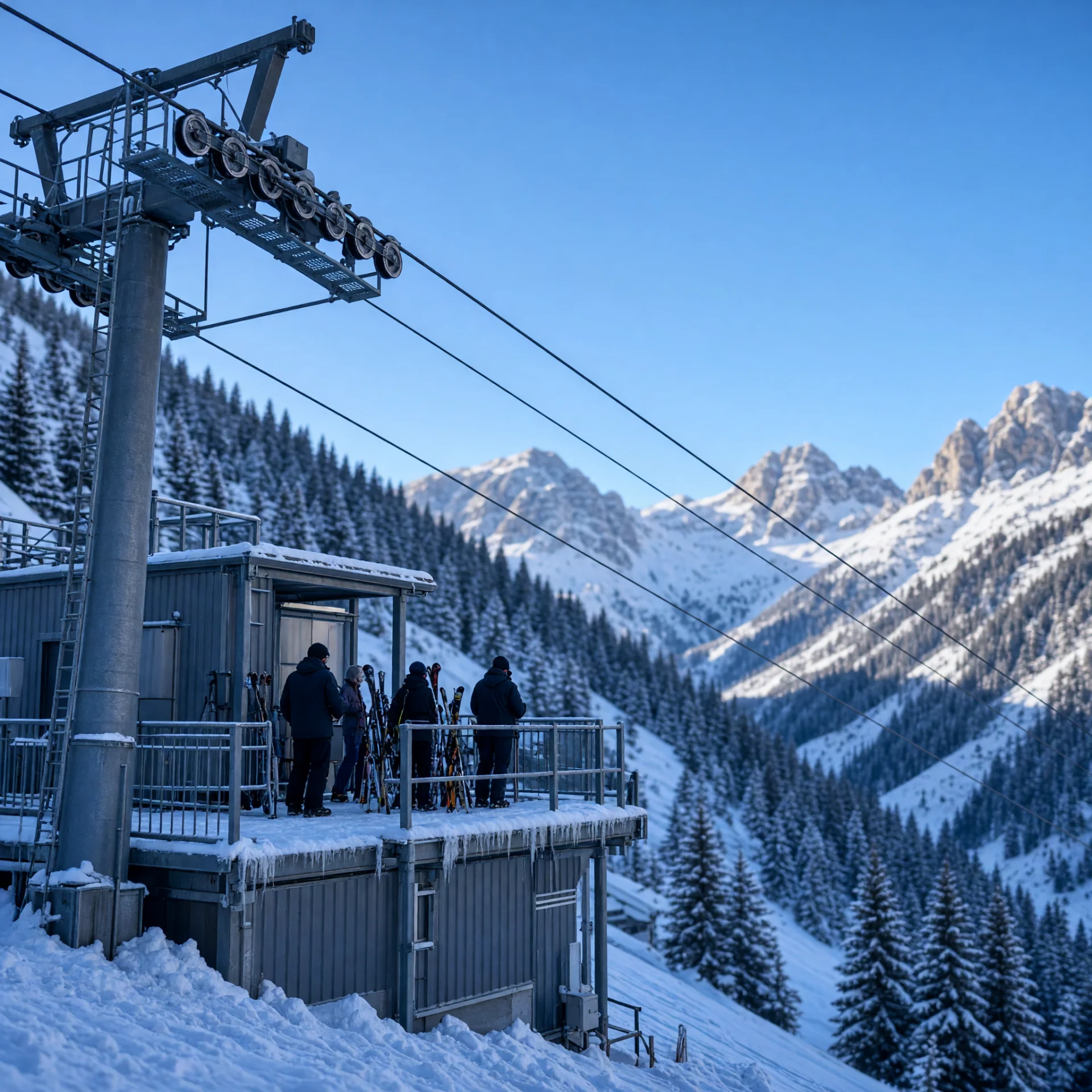 Dolomietentoppen in het ochtendlicht