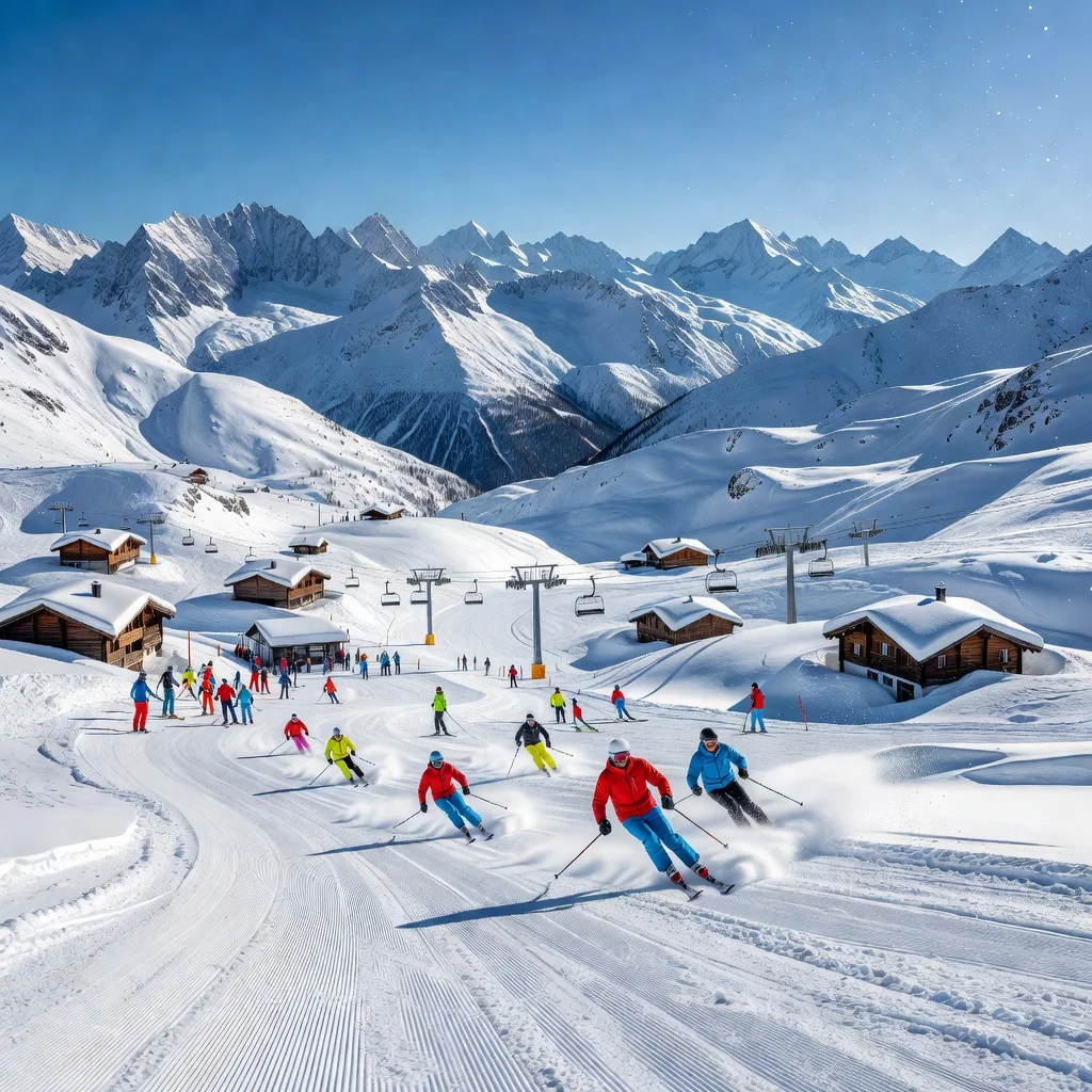 skigebied La Plagne Frankrijk