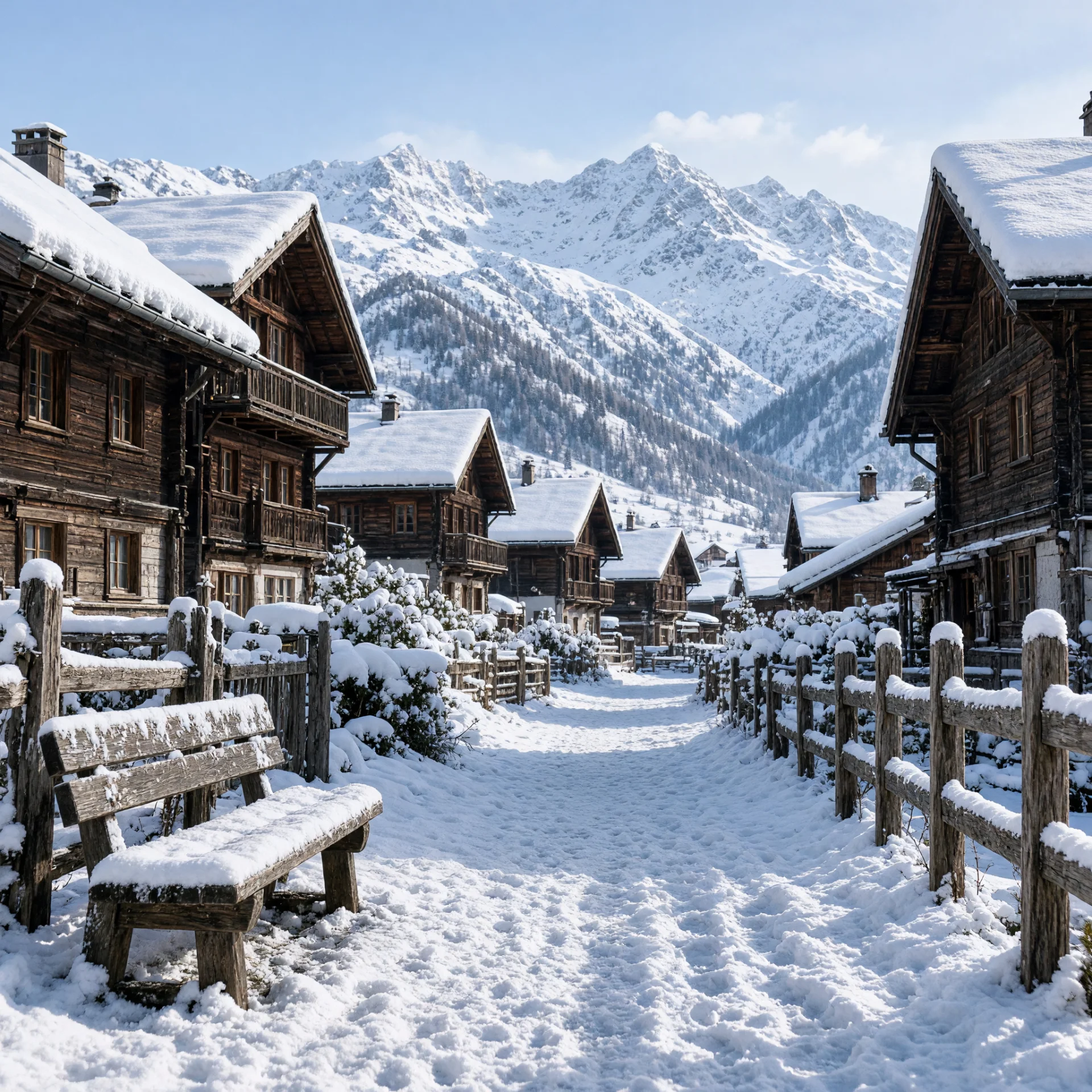 Het pittoreske bergdorp Alpbach