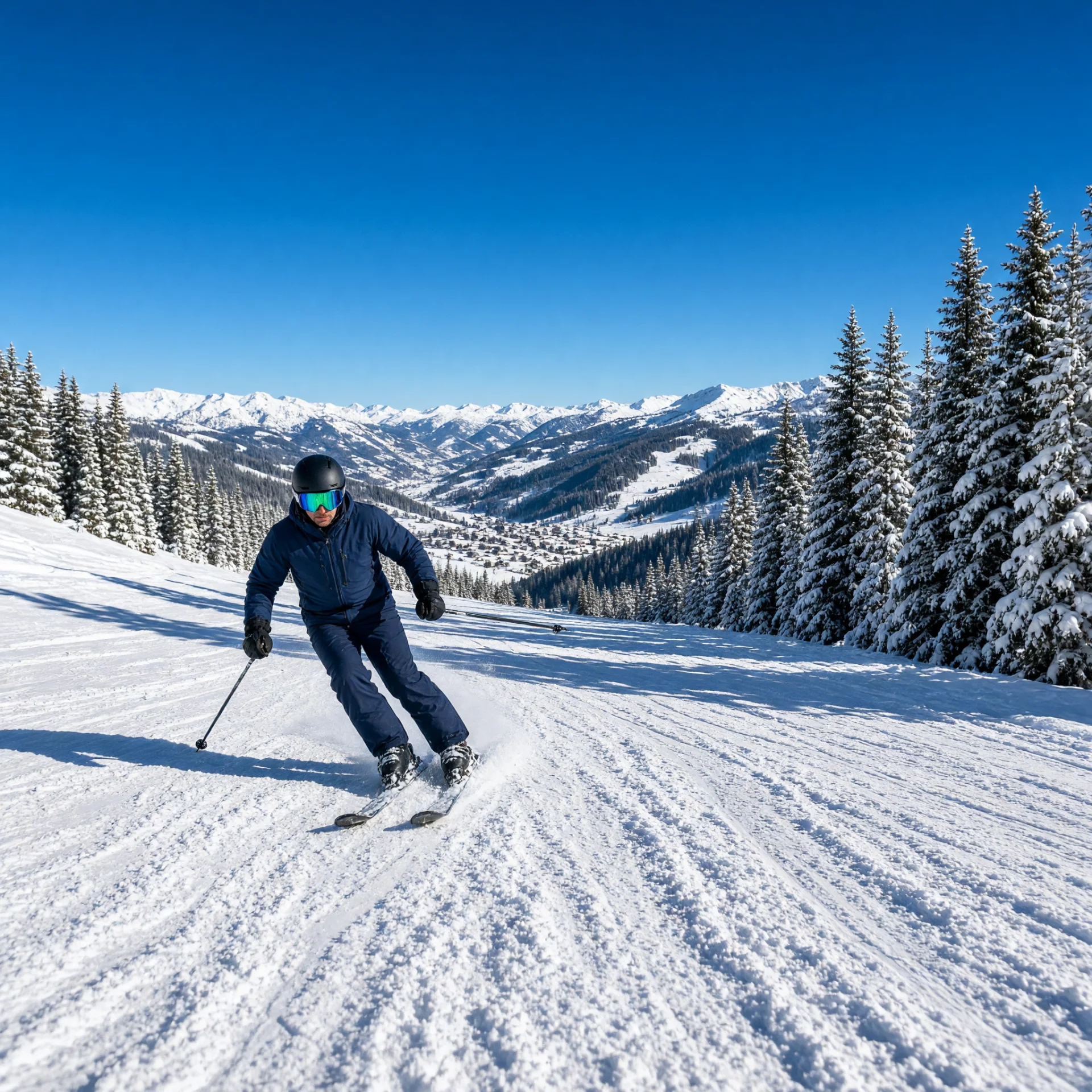 Nendaz skiresort in Zwitserland