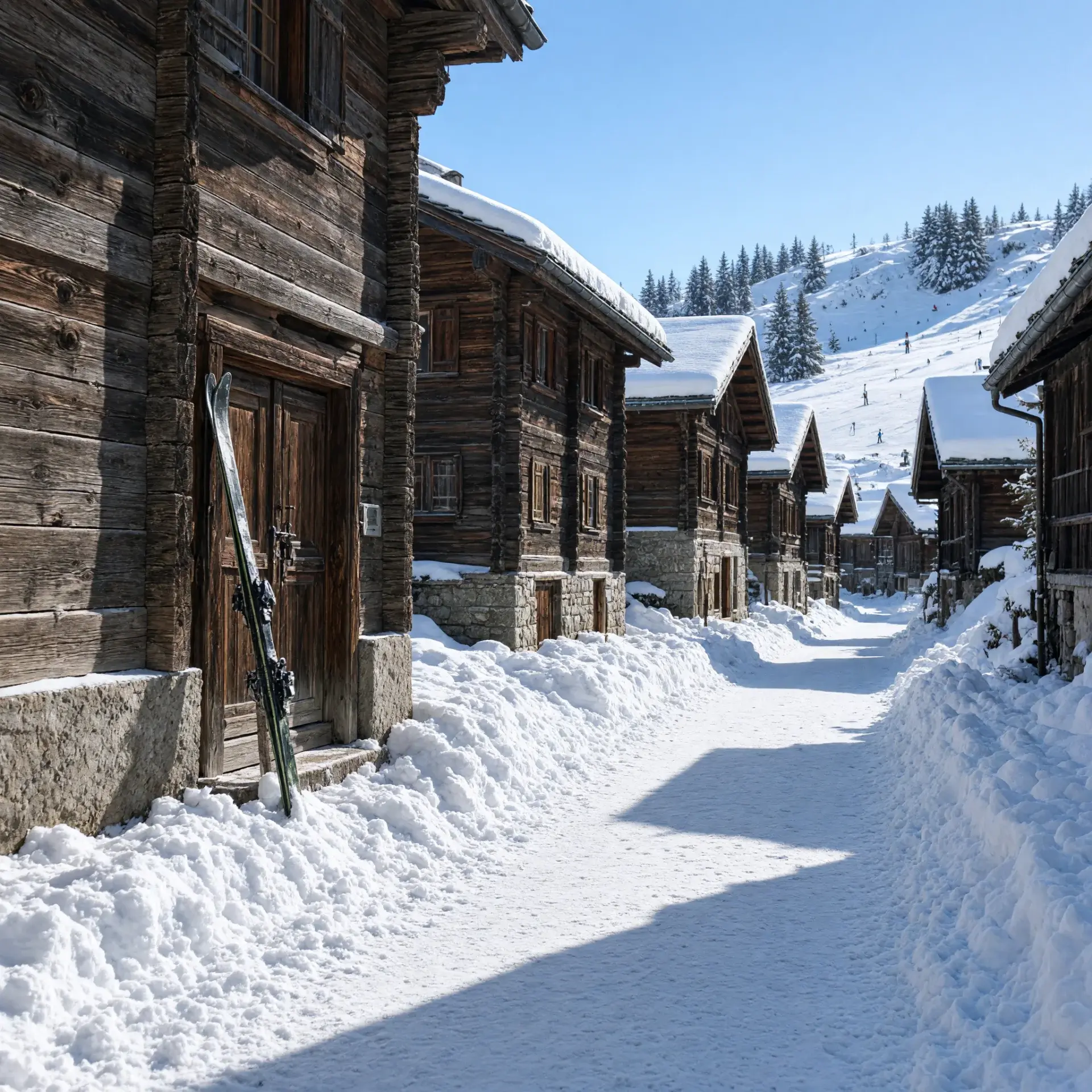 Nendaz skiresort in Zwitserland