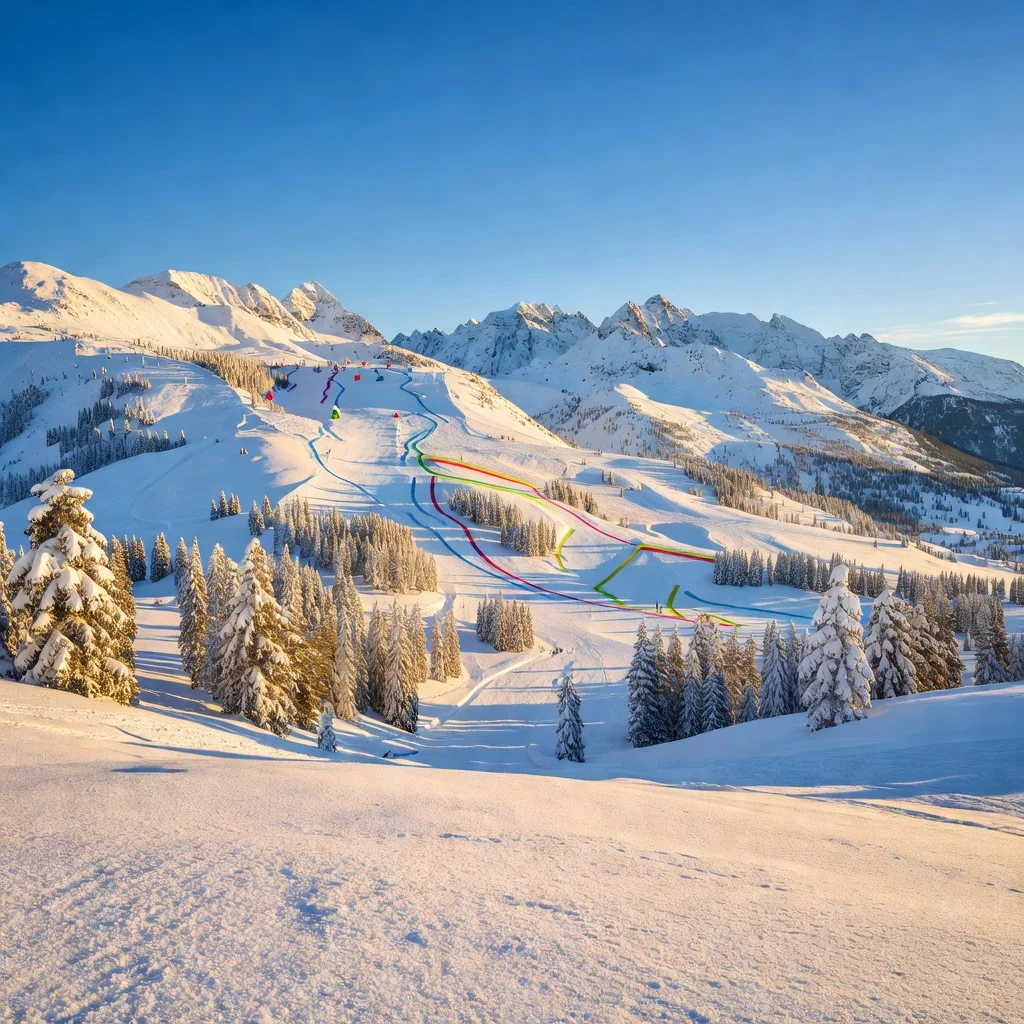 L'Ouillon snowpark in het skigebied