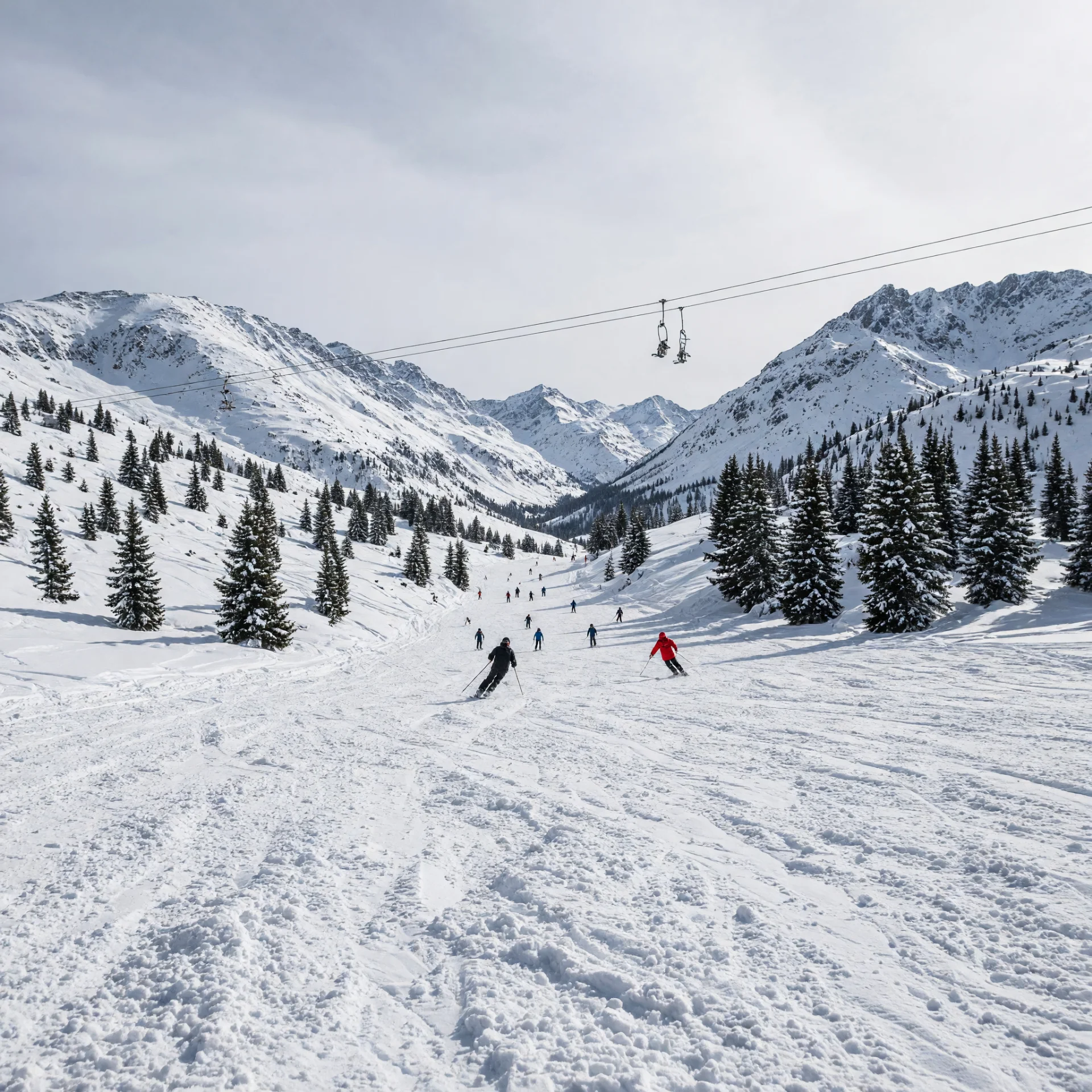 Skigebied Carosello 3000 in Livigno