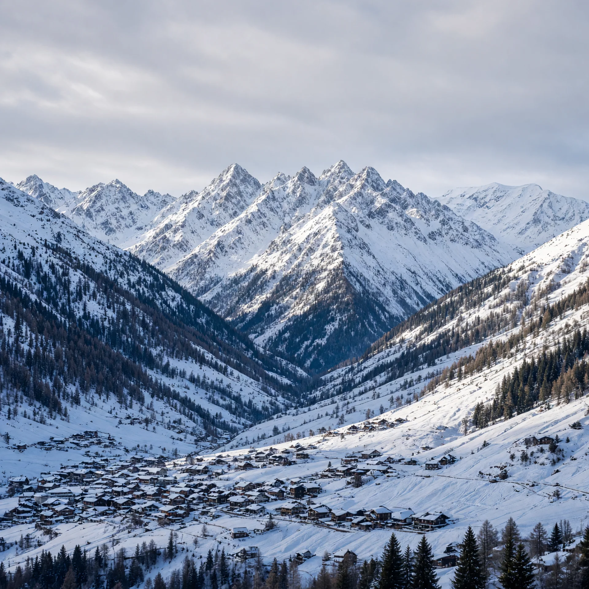 Gaschurn aan de voet van de Silvretta