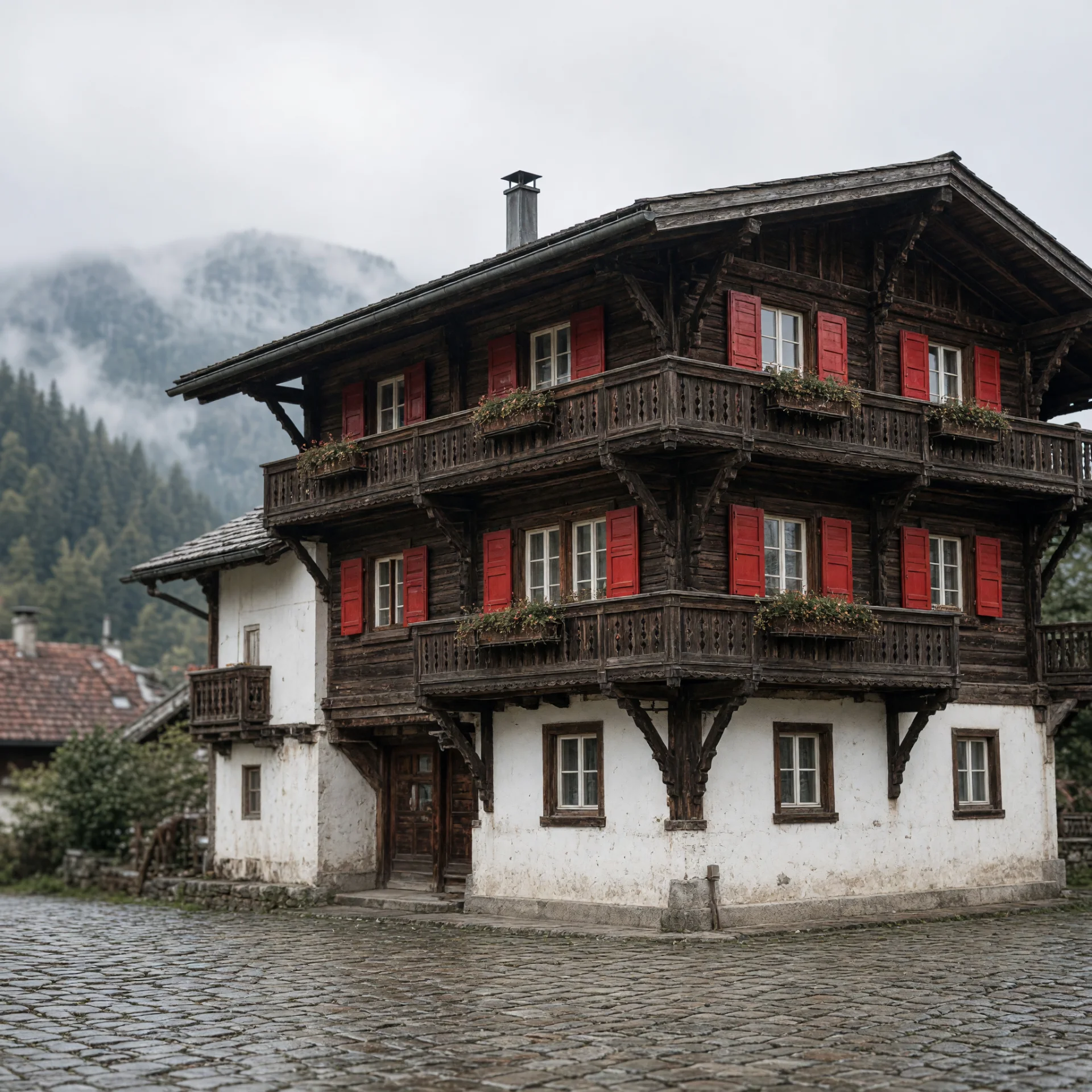 Rustig dorpje Oberau
