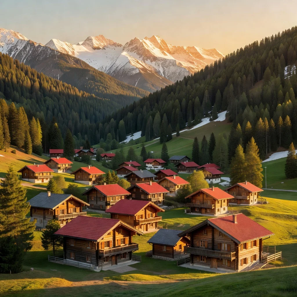 Skidorp Saalbach in Oostenrijk