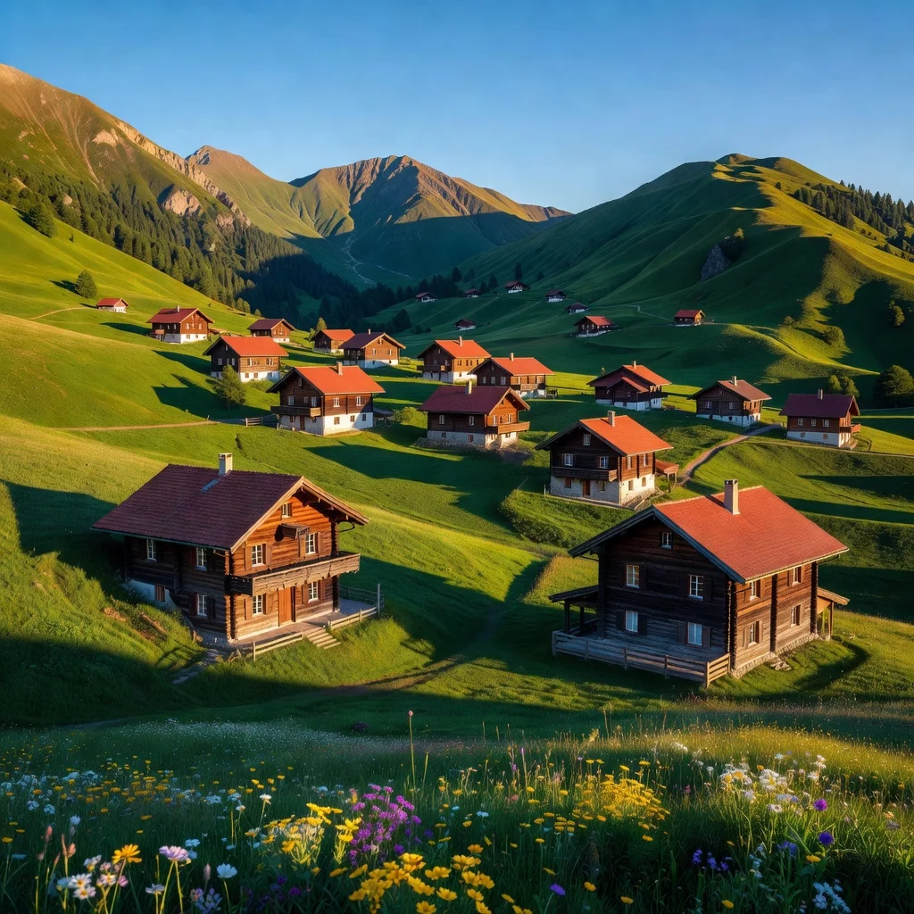 Tiroler skidorp Fieberbrunn