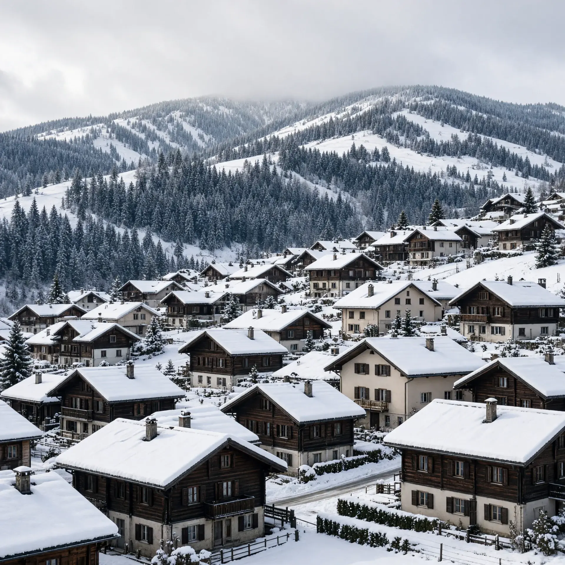 Tiroler skidorp Fieberbrunn