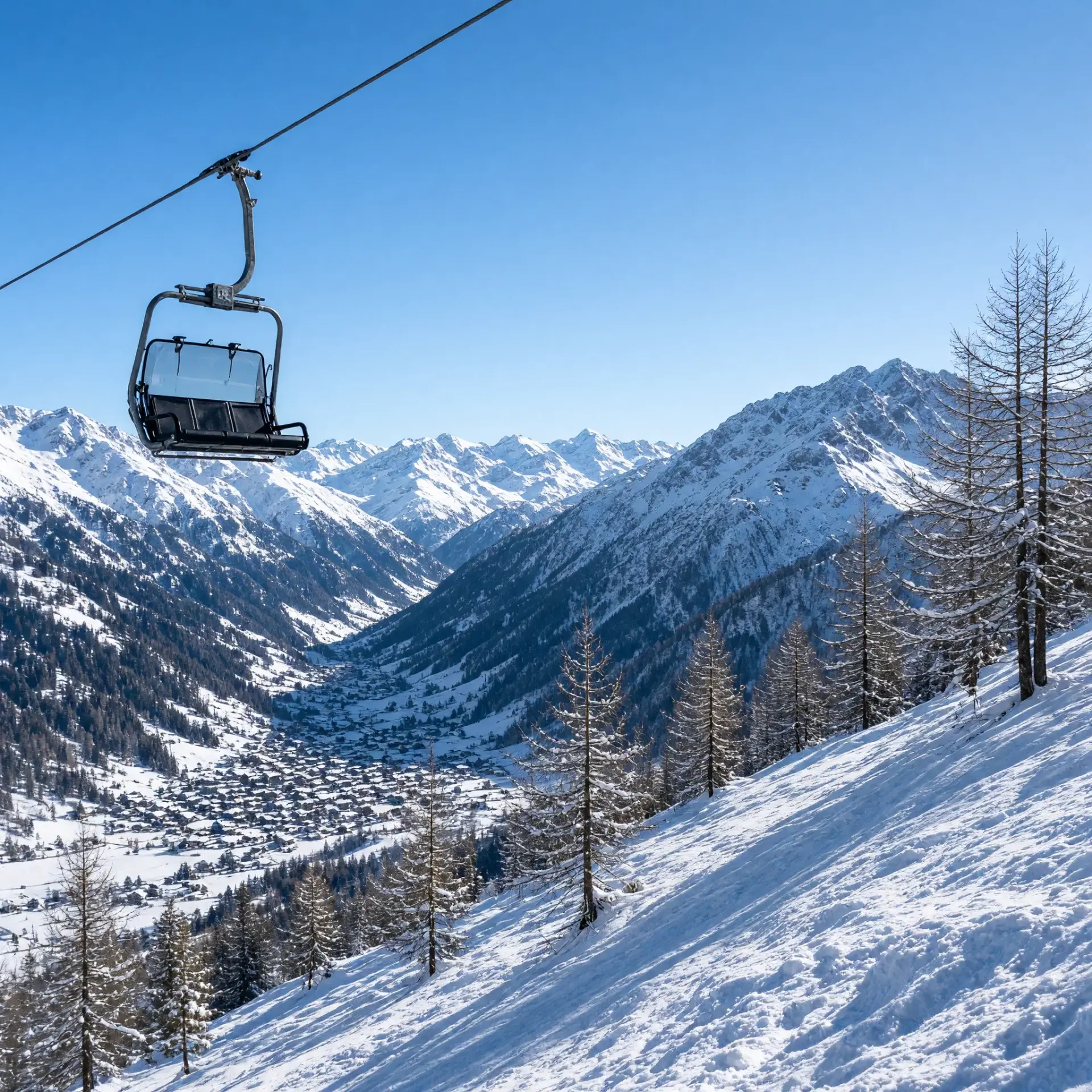 Bergdorp Hinterglemm in het Skicircus