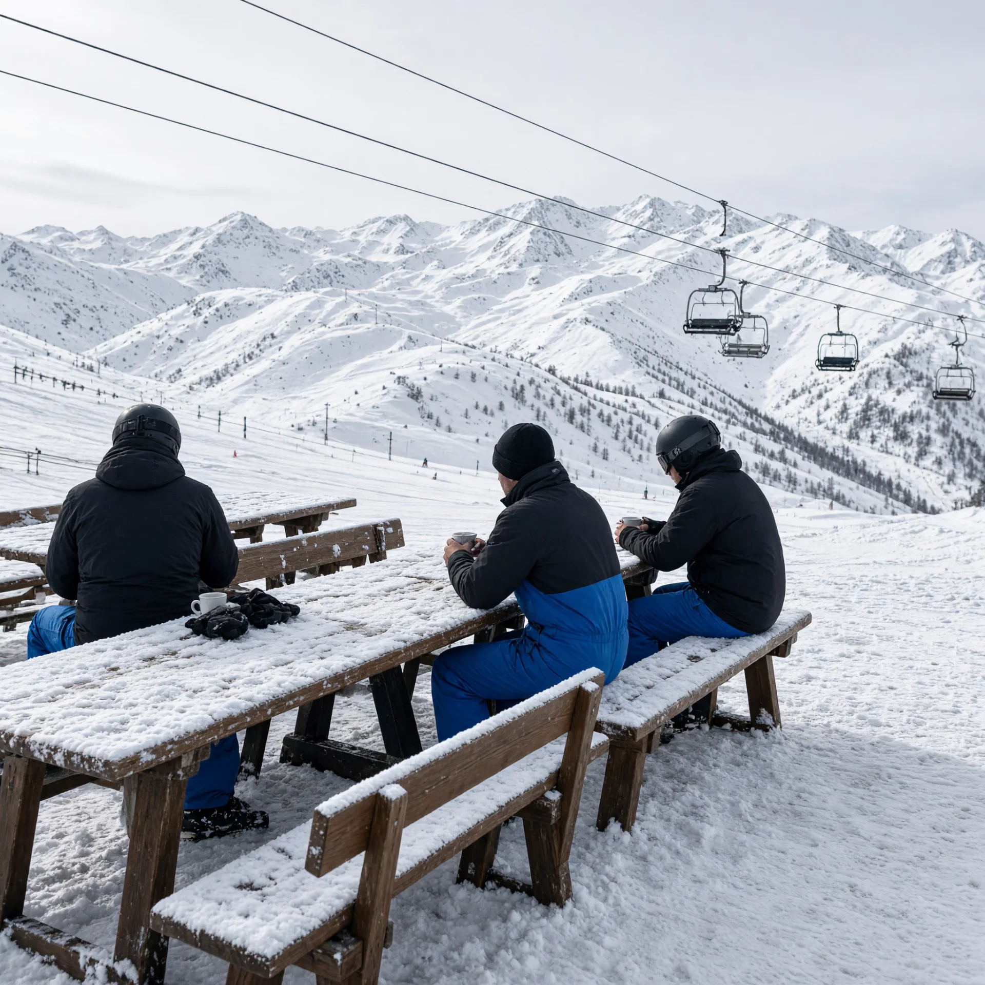Zonnige hellingen van La Toussuire