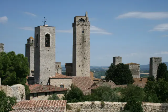 De middeleeuwse torens van San Gimignano