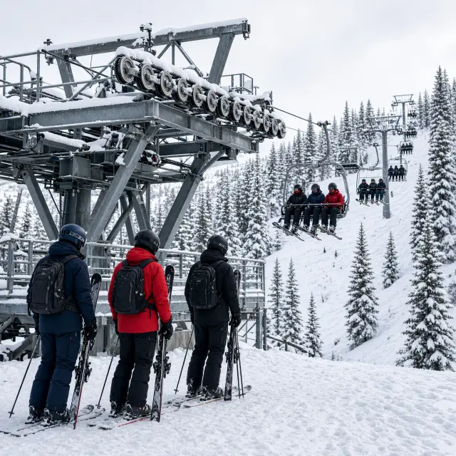 Authentieke bergdorpen Chantemerle en Villeneuve in Serre Chevalier met traditionele chalets en directe toegang tot de skipistes