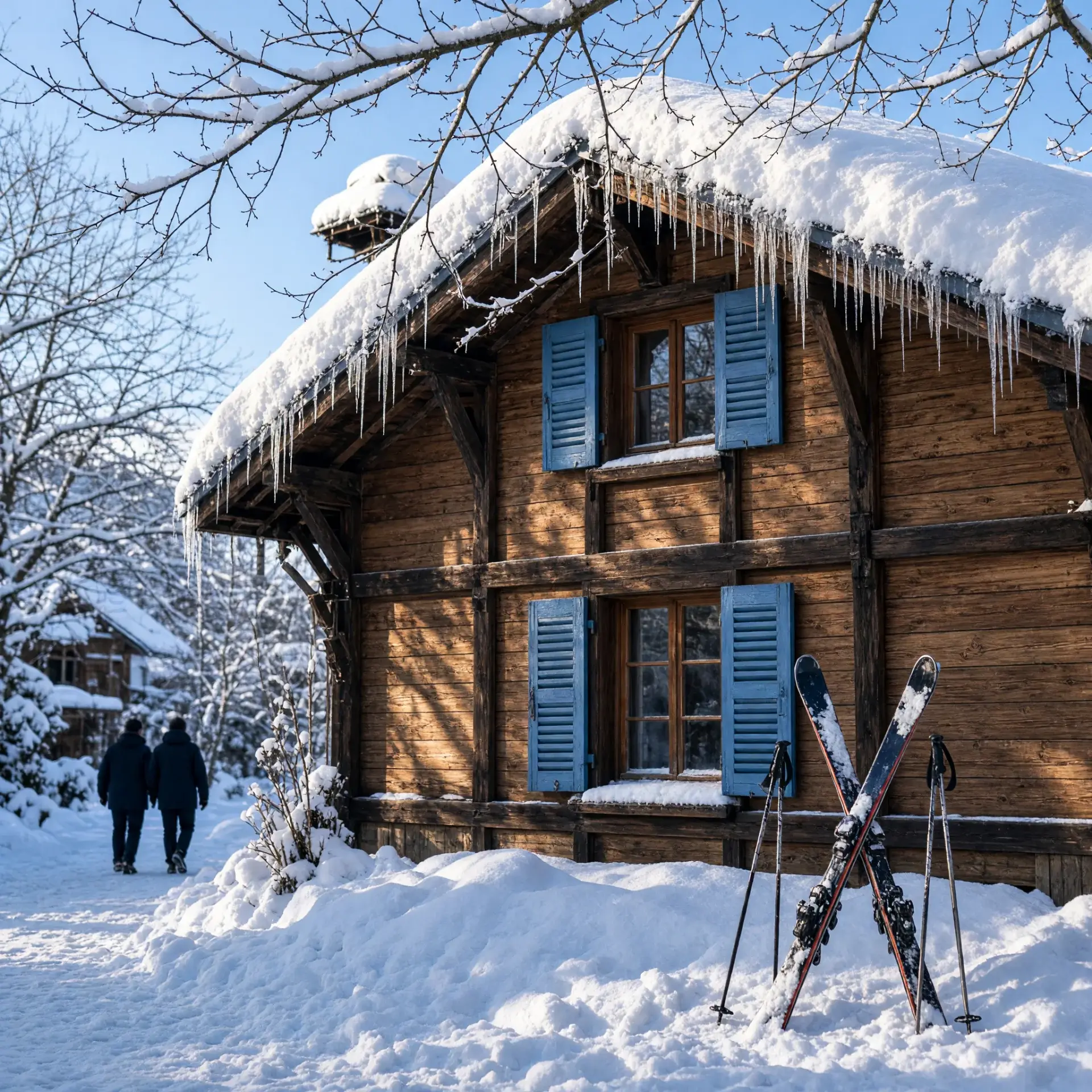 Chantemerle levendig skidorp