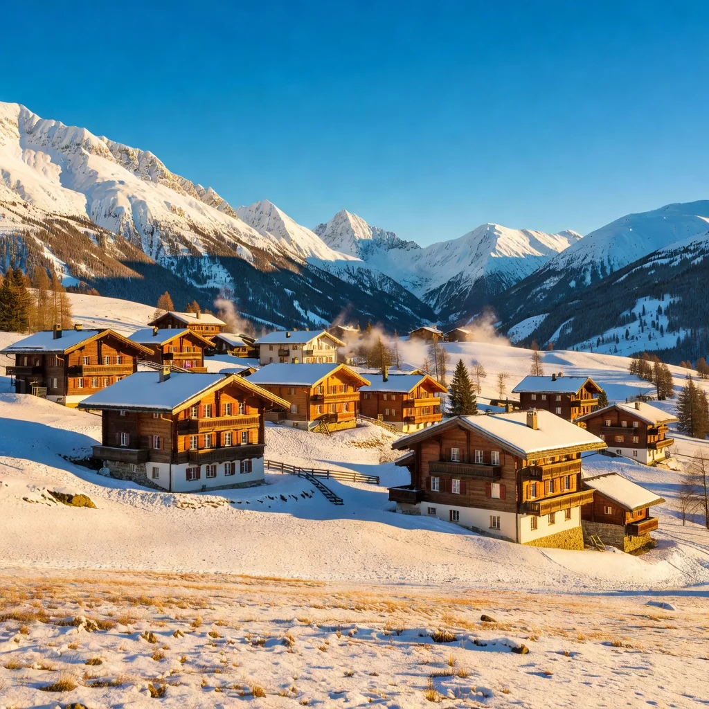 Vent bergdorp in het Ötztal