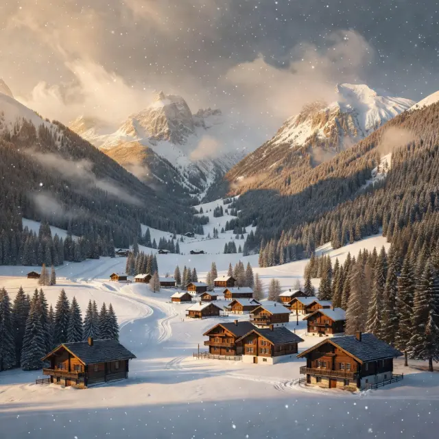 Termignon dorp in Val Cenis met stoeltjesliften naar het Vanoise nationaal park en bospistes in de Franse Alpen
