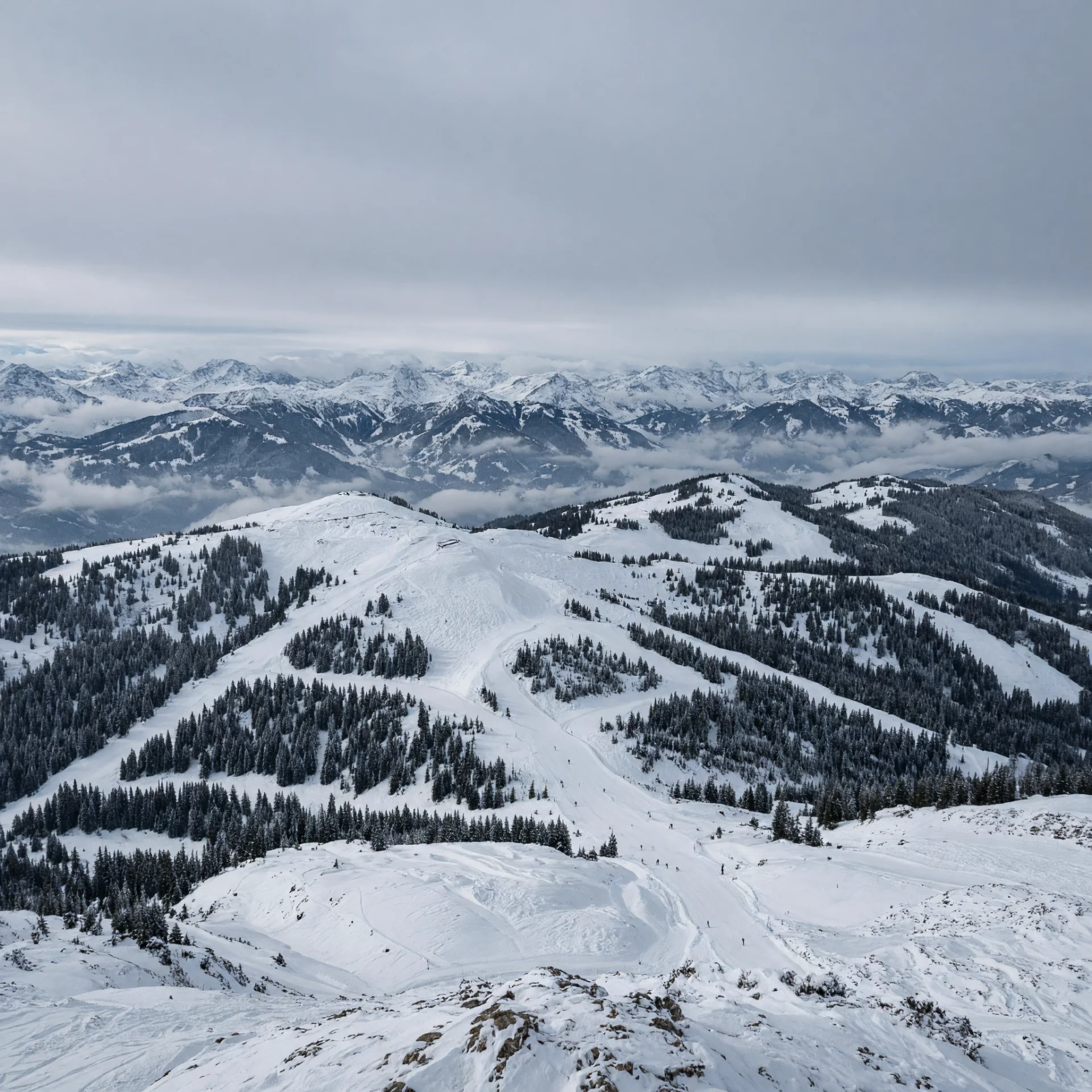 Het SkiWelt-skigebied