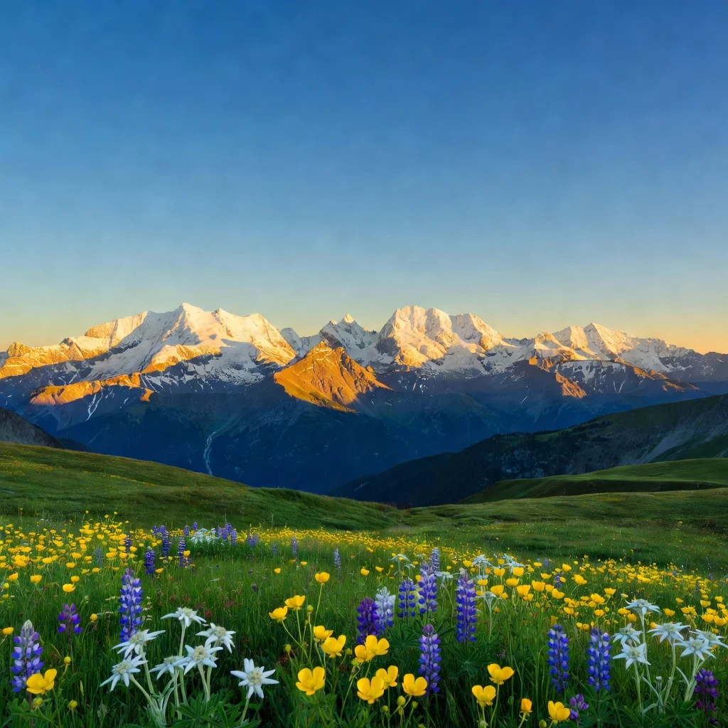 Bergpanorama met vergezichten over de Hohe Tauern