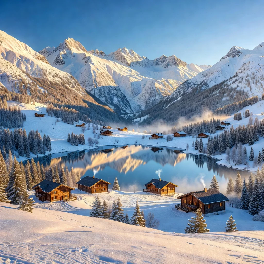 Zell am See met alpenmeer en bergen