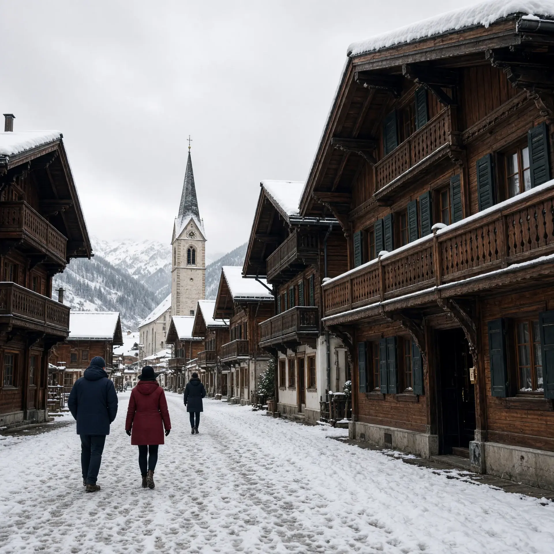 Authentiek dorpje Zell am Ziller in de Oostenrijkse Alpen