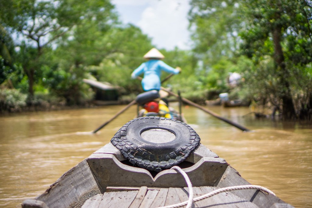 Laat je varen door de prachtige Mekong Delta