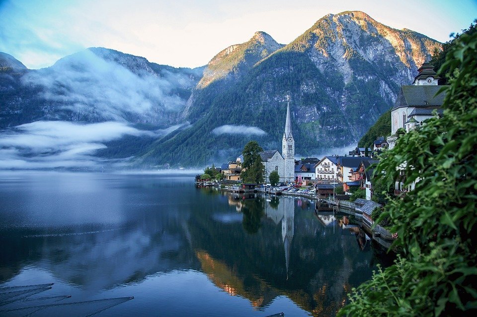 Halstatt, sprookjesdorp in Oostenrijk