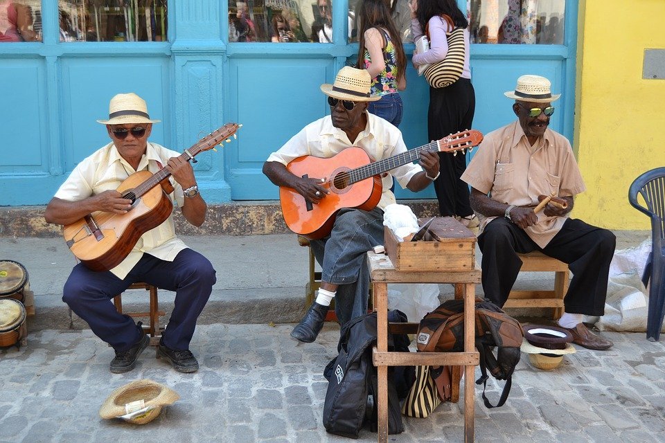 Straatmuzikanten in Havana, je vindt ze op bijna elke straathoek.