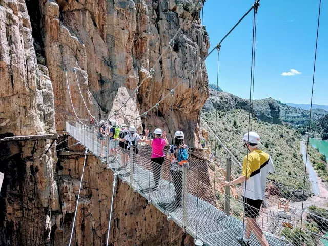 Caminito del rey in El Chorro, Malaga