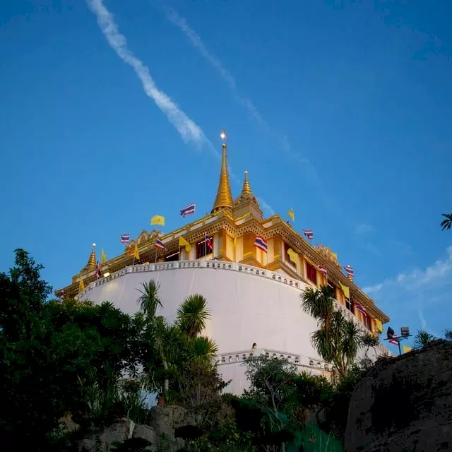 Golden Mountain tempel Bangkok