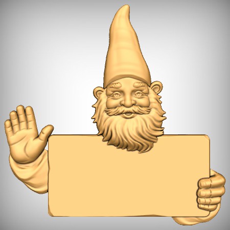 Waving Gnome Sign