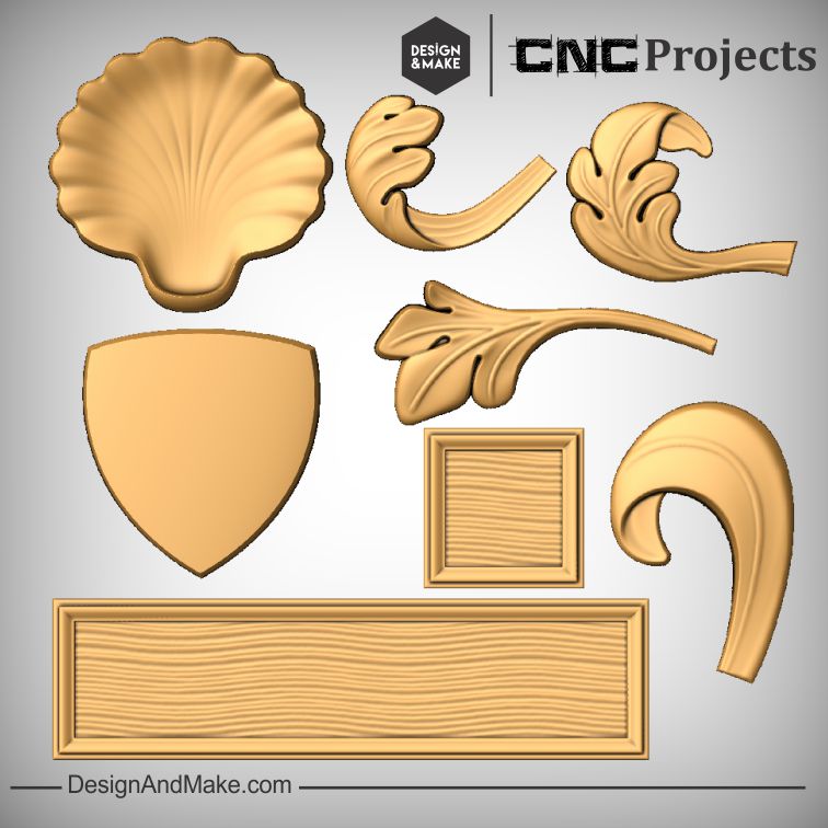 Design & Make - CNC Clipart Models