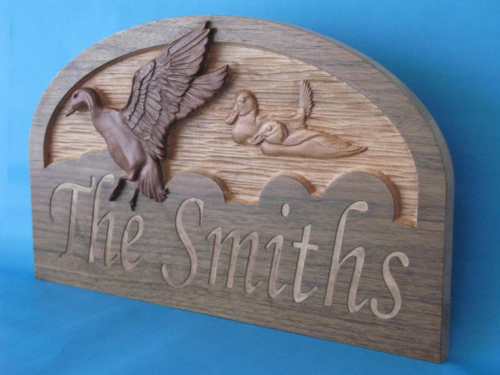 The Smiths Ducks Wood Sign